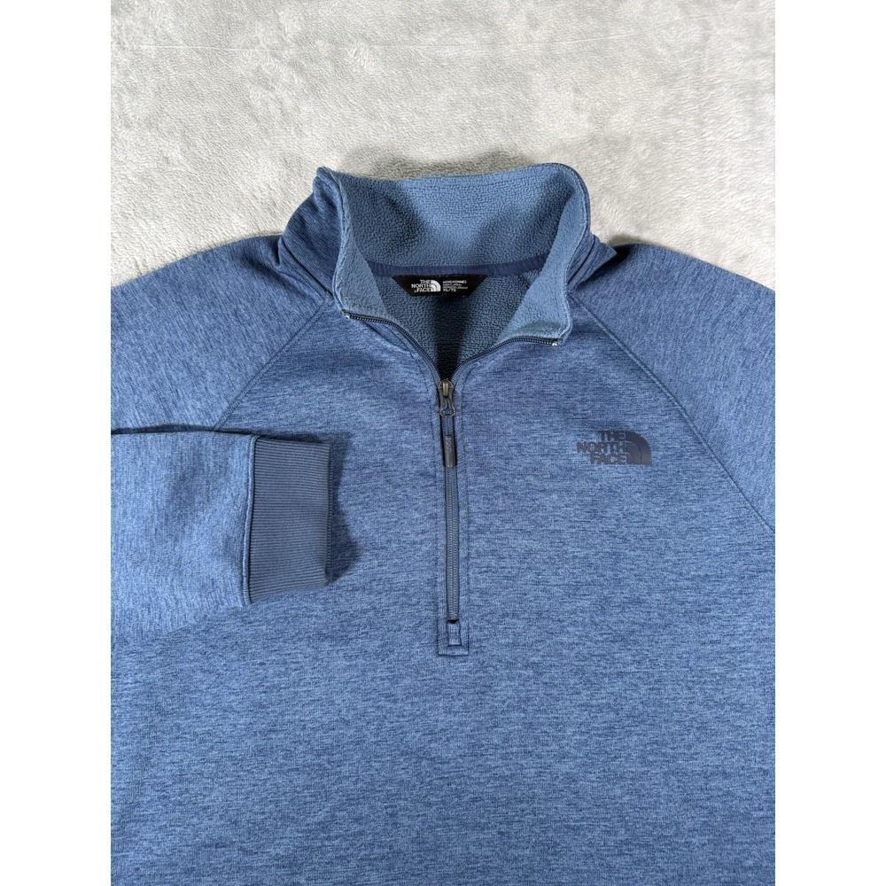 The North Face Sweater Men's XL Blue 1/2 Zip Fleece Pullover